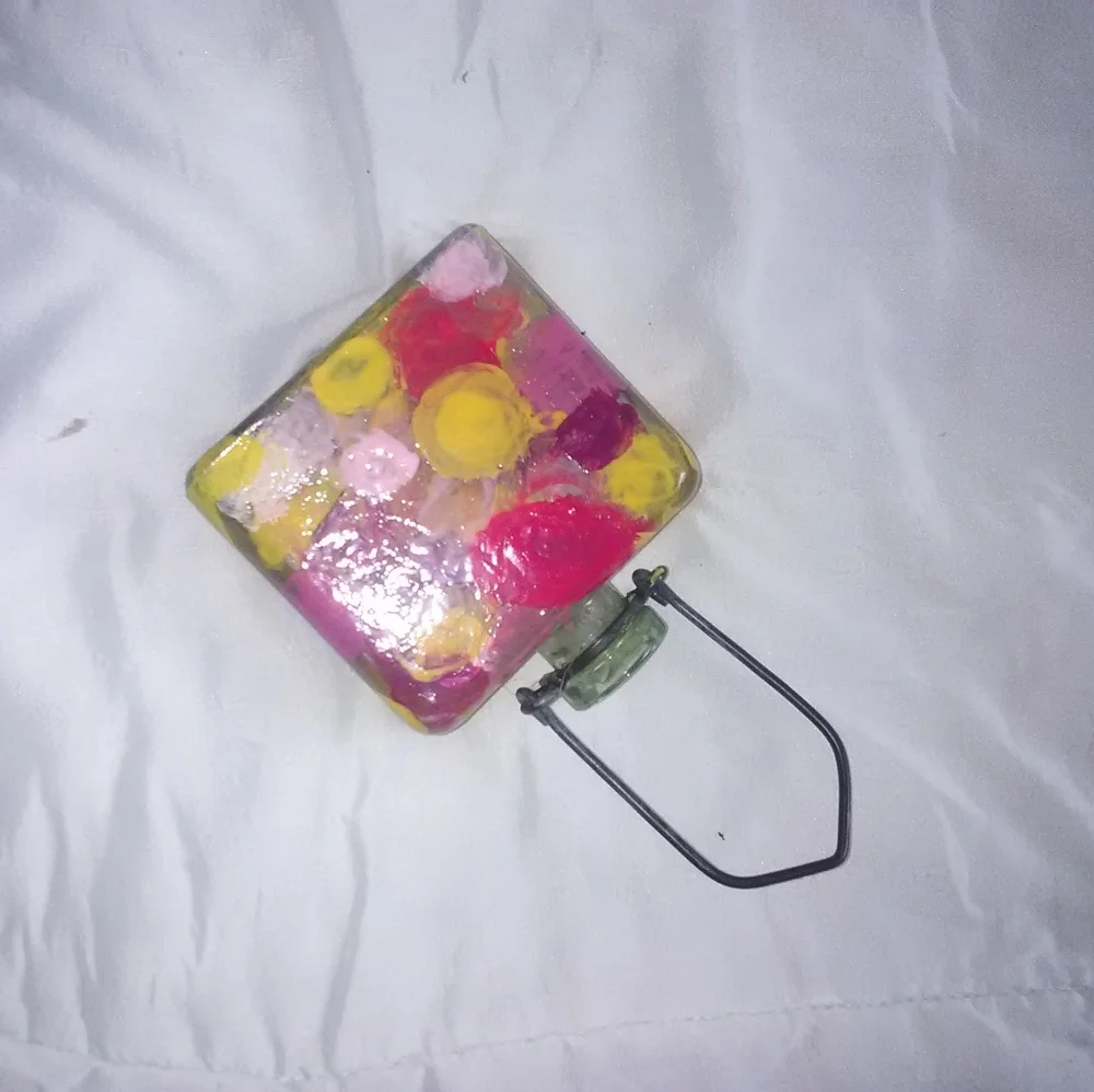 Vintage glass decorative art perfume diffuser